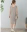 TORRAZZO DONNA　ニット×オーガンジーリバーシブルワンピース