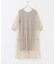 TORRAZZO DONNA　ニット×オーガンジーリバーシブルワンピース