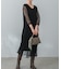 TORRAZZO DONNA　ニット×オーガンジーリバーシブルワンピース