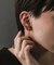 SMELLY so’　asymmetry chain earring