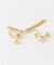 SMELLY so’　asymmetry chain earring