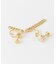 SMELLY so’　asymmetry chain earring