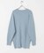 new basic　カシミヤコットンVネックチュニックニット