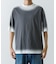 GGG　Fade Print Crew-Neck Short-Sleeve T-shirts