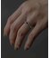 SMELLY so’　stone line ring