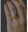SMELLY so’　stone line ring