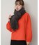 ニットフリンジストール