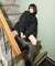 フロントリボン中綿ジャケット