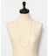 decor『デコール』　4mmPearllongnecklace