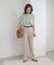 ドライコットンボートネックプルオーバー