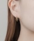 ステンレスミニフープピアス