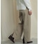 バックスリットストレートワイドパンツ