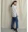 バックスリットストレートワイドパンツ