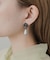 フラワードロップパールピアス