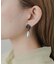 フラワードロップパールピアス