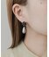 フラワードロップパールピアス