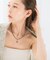 Favorible　Black Pearl Combi Necklace