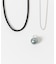 Favorible　Black Pearl Combi Necklace