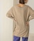 バックヘンリーオーバーサイズTシャツ