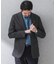 『洗濯可／防シワ』LIFE STYLE TAILOR　TRABESTグレンチェックジャケット