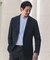 『洗濯可／防シワ』LIFE STYLE TAILOR　TRABESTグレンチェックジャケット