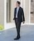 『洗濯可／防シワ』LIFE STYLE TAILOR　TRABESTグレンチェックジャケット