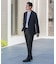 『洗濯可／防シワ』LIFE STYLE TAILOR　TRABESTグレンチェックジャケット