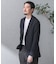 『洗濯可／防シワ』LIFE STYLE TAILOR　TRABESTグレンチェックジャケット