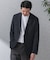 『洗濯可／防シワ』LIFE STYLE TAILOR　TRABESTグレンチェックジャケット
