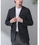 『洗濯可／防シワ』LIFE STYLE TAILOR　TRABESTグレンチェックジャケット