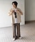 ドレープフレアスラックス