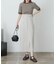 『XS・TALL展開あり』リネンライクハイウエストラップスカート
