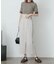 『XS・TALL展開あり』リネンライクハイウエストラップスカート
