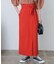 『XS・TALL展開あり』リネンライクハイウエストラップスカート