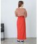 『XS・TALL展開あり』リネンライクハイウエストラップスカート