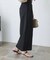 『XS・TALL展開あり』リネンライクハイウエストラップスカート