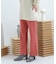 ウールセミフレアクロップドパンツ
