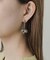 ストーンドロップピアス