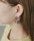 ストーンドロップピアス