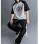 『別注』SHUHEI KOKI×SENSE OF PLACE　ラグランTシャツ