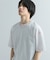 『ユニセックス』ハイショクステッチデザインT(5分袖)