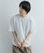 『ユニセックス』ハイショクステッチデザインT(5分袖)