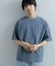 『ユニセックス』ハイショクステッチデザインT(5分袖)