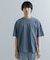 『ユニセックス』ハイショクステッチデザインT(5分袖)