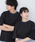 『ユニセックス』ハイショクステッチデザインT(5分袖)