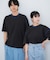 『ユニセックス』ハイショクステッチデザインT(5分袖)