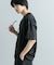 『ユニセックス』ハイショクステッチデザインT(5分袖)