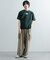 ブロックドデザインTシャツ(5分袖)