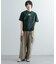ブロックドデザインTシャツ(5分袖)