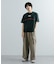 ブロックドデザインTシャツ(5分袖)